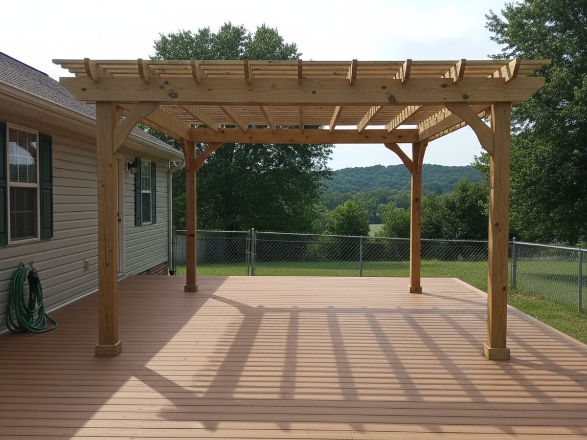 Deck Staining & Sealing completed by Mighty Deck Solutions in Benton, AR