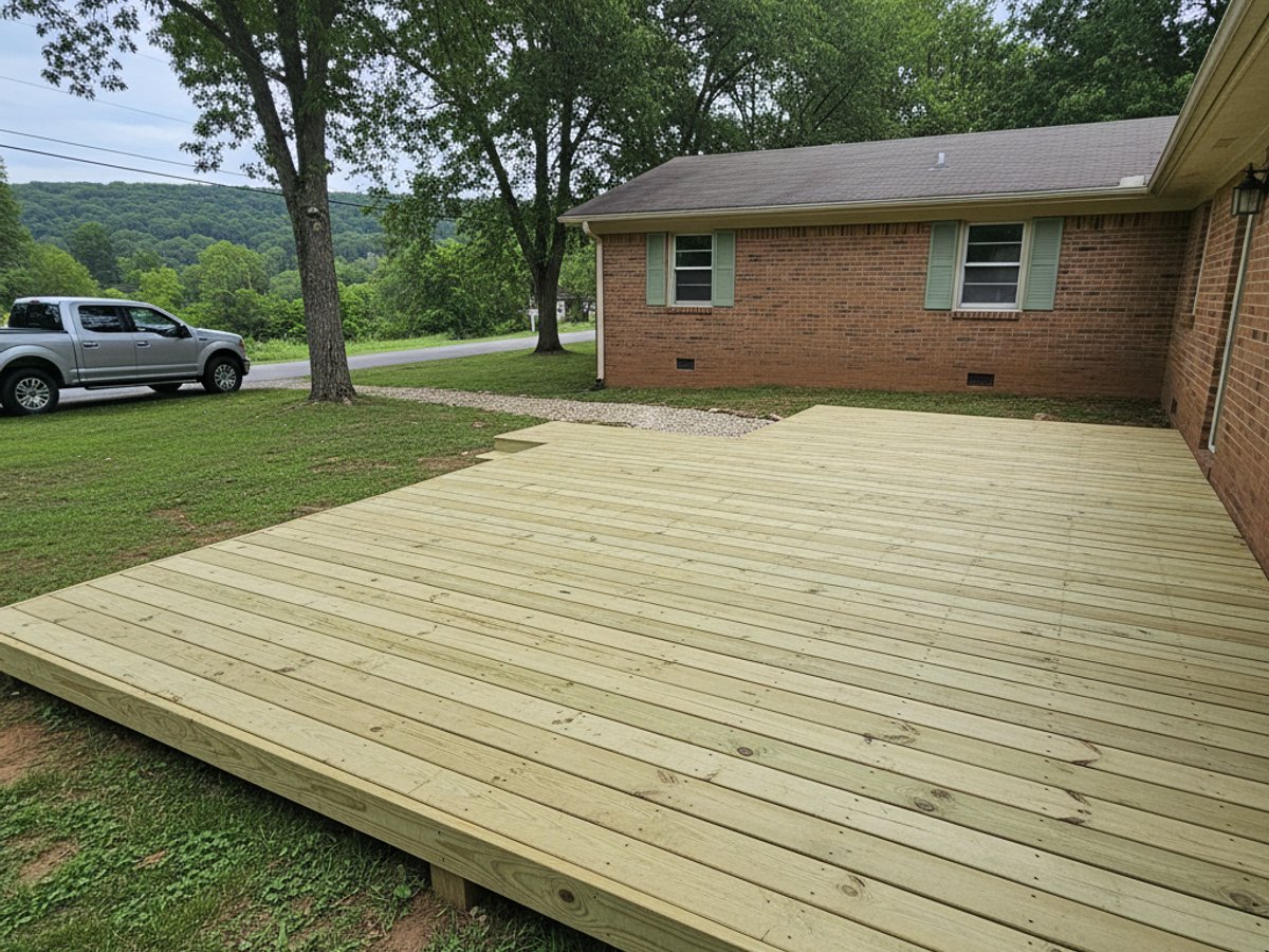 Deck Framing & Joist Repair completed by Mighty Deck Solutions in Jacksonville, AR
