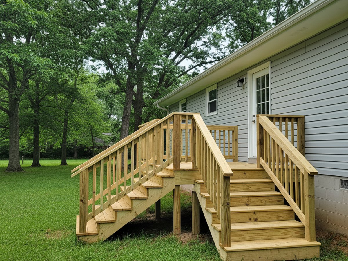 Deck Removal & Replacement completed by Mighty Deck Solutions in Beebe, AR