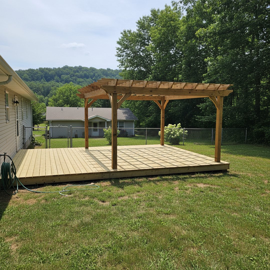 Deck Removal & Replacement completed by Mighty Deck Solutions in Bryant, AR