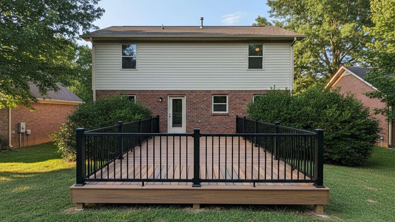 Deck Installation completed by Mighty Deck Solutions in Maumelle, AR